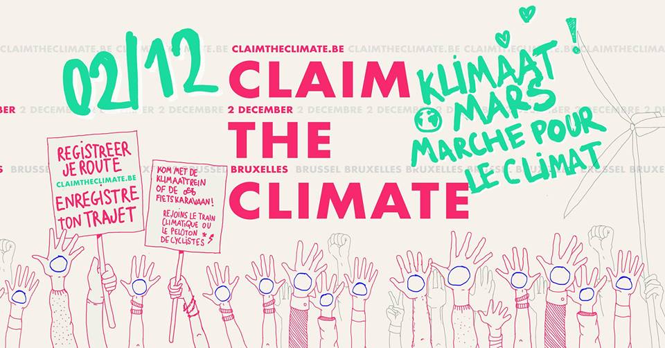 CLAIM THE CLIMATE 2 décembre BRUXELLES